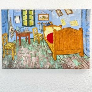💕iCANVaS💕 Paining of Vincent Van Gogh The Bedroom 1888  12”W x 18”H .75” Thick